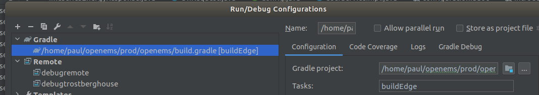 intellij add configuration